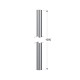 TUBE SHELF CONNECTOR D.32 HIDDEN D.32 SHELVING SYSTEM